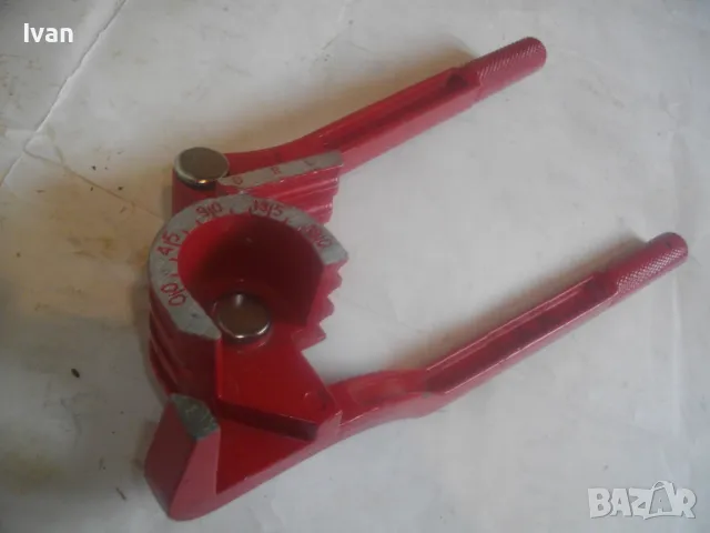 НОВ ТРОЕН ТРЪБОГИБ 6мм-8мм-10мм РЪЧЕН УРЕД ЗА ОГЪВАНЕ НА ТРЪБИ 0-180 ГРАДУСА 25мм РАДИУС, снимка 6 - Други инструменти - 50212923