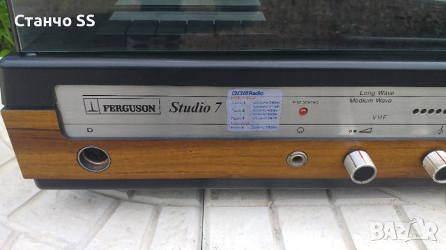 Грамофон Ferguson Studio 7, снимка 5 - Антикварни и старинни предмети - 40865492