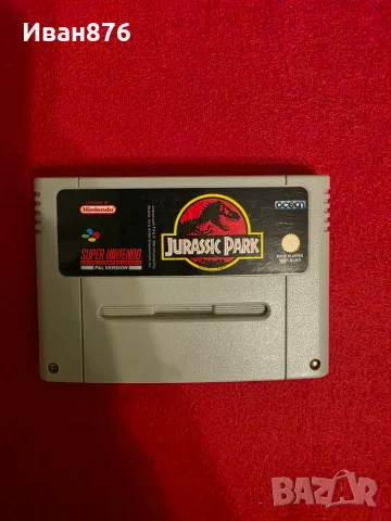 дискета SNES Nintendo Jurassic Park