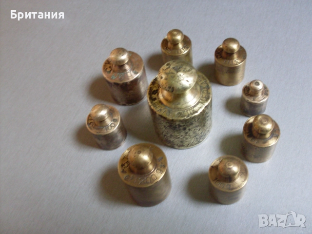 Стари бронзови тежести за кантар., снимка 12 - Антикварни и старинни предмети - 52909609