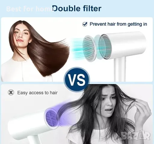 Сешоар с йонна грижа L & Y Looya, снимка 7 - Сешоари - 49043727