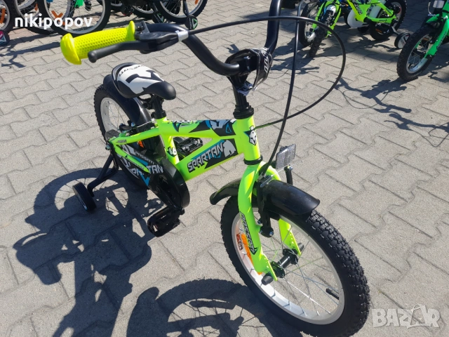 PASSATI Велосипед 16" SPARTAN жълт, снимка 9 - Велосипеди - 53759384
