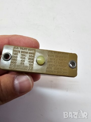 Английски микропревключвател - пъпка 10/20 ампера на 240 волта.
