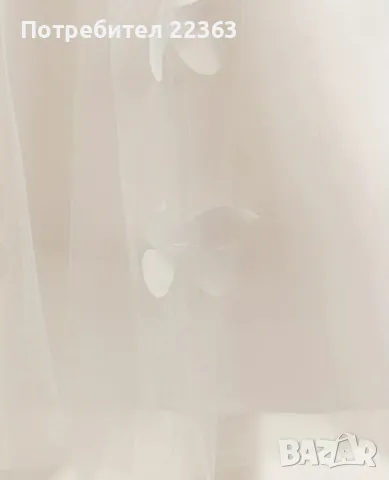 Официална бяла рокля за бебета и деца с апликация пеперуди, снимка 5 - Детски рокли и поли - 47491178