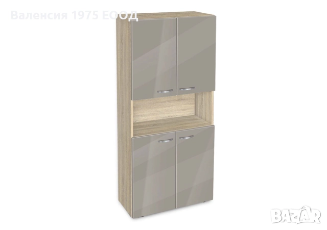 Етажерка Ава 5 с две или четири вратички гланц, снимка 12 - Етажерки - 29557939