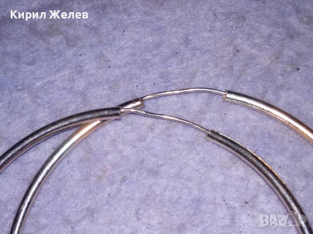 ШАРМАНТНИ КЛАСИЧЕСКИ ВИНТИДЖ АРТ МОДЕЛ СРЕБЪРНИ ОБЕЦИ ВИСОКА ПРОБА СРЕБРО РЪЧНА ИЗРАБОТКА 38534, снимка 10 - Антикварни и старинни предмети - 41451071