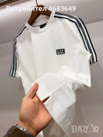 Мъжка тениска Emporio Armani, снимка 3 - Тениски - 52867802