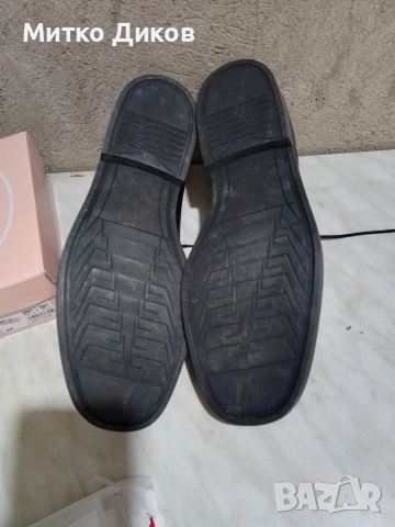 Tailor and son маркови обувки телешки бокс естествена кожа нови #44 стелка 29 см, снимка 6 - Официални обувки - 53649316