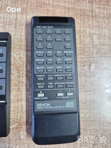 Дистанционни Denon RC-101 и Denon rc-217 , снимка 3 - Ресийвъри, усилватели, смесителни пултове - 51627226