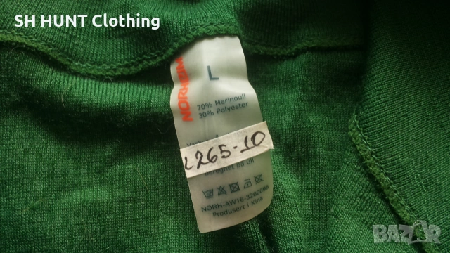 NORHEIM THERMO Underwear 70% Merino Wool размер L термо блуза 70% Мерино вълна - 2252, снимка 10 - Екипировка - 53660924