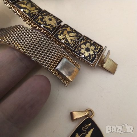 toledo damascene Оригинална ръчна изработка АРТ ДЕКО , снимка 6 - Гривни - 41723025