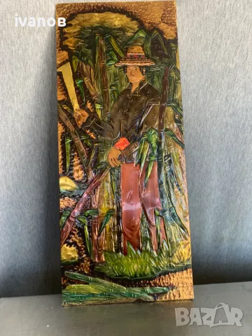 медна картина пано, снимка 2 - Картини - 49969066