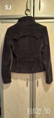 Дамско спортно кадифено сако, размер S, снимка 2 - Сака - 49747692