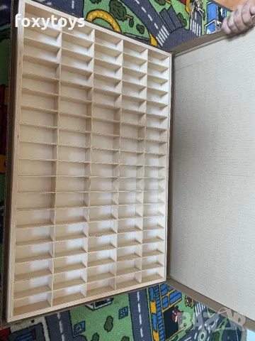 Дървен рафт за съхранение на колички - 90 отделения, 21997, снимка 9 - Други - 46513086