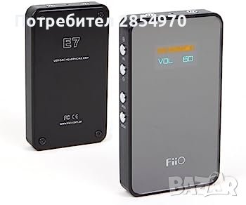 FiiO E7 USB DAC и преносим усилвател за слушалки, снимка 4 - Ресийвъри, усилватели, смесителни пултове - 41242113