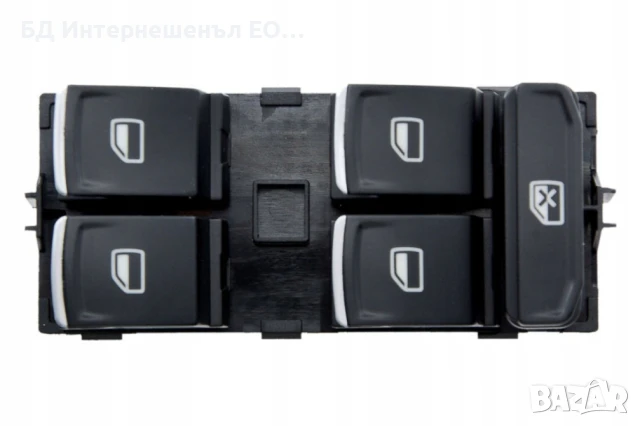 5G0959857  Бутон ключ за стъкла, Volkswagen, VW Passat B8, Golf 7, Polo 6, Хром, снимка 3 - Части - 51000220