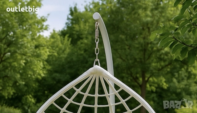 Градинска висяща люлка тип гнездо,яйце–Промоция!, снимка 3 - Градински мебели, декорация  - 52223984