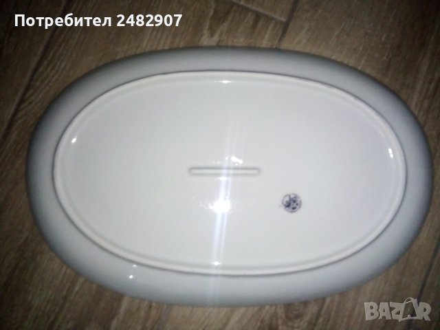 Старо порцеланово плато, снимка 10 - Чинии - 44218384