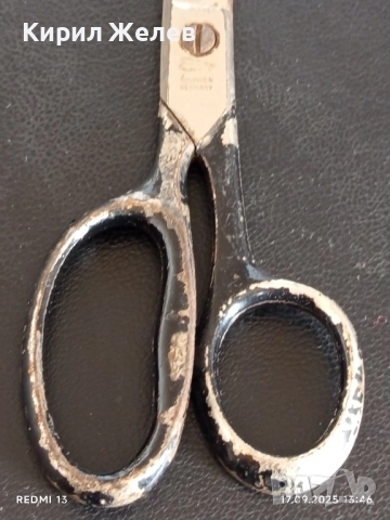 Стара шивашка ножица SOLINGEN GERMANY рядка за КОЛЕКЦИЯ 51054, снимка 4 - Други ценни предмети - 51744283