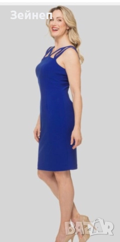 Къса рокля с презрамки на кръст, снимка 3 - Рокли - 51891811