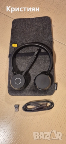 Безжични слушалки Jabra Evolve 65 TE, снимка 2 - Bluetooth слушалки - 53738228
