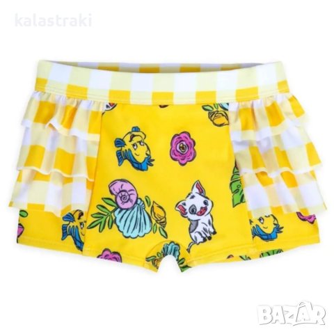 Чудесен бански от 2 части с Принцесите, Дисни (Ариел, Ваяна), снимка 2 - Детско бельо и бански  - 41618609