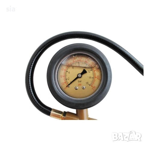 Пистолет за помпане +  глицеринов манометър 