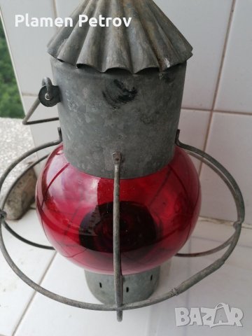 Корабен фенер и шевна машина JOHKER&RUH, снимка 3 - Антикварни и старинни предмети - 41264124