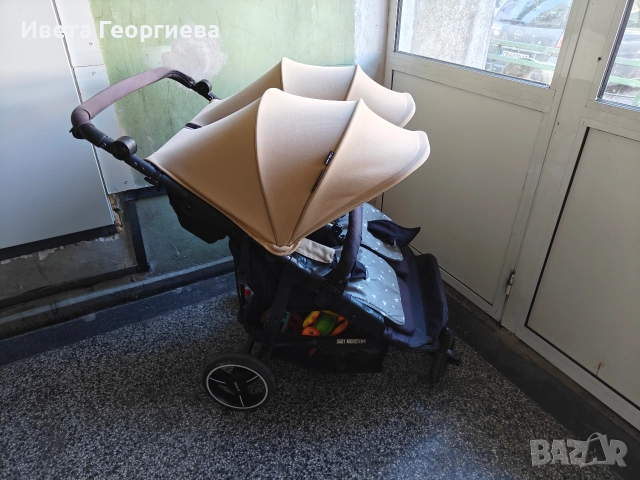 Детска количка за близнаци Easy Twin 3, снимка 3 - Детски колички - 52771500