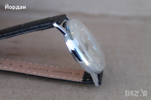 Швейцарски мъжки ръчен часовник ''Omikron'' /21 камъка/, снимка 5 - Мъжки - 52238204