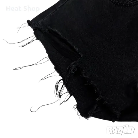 Дамски къси дънки Levis 501 Ripped Cutoff Denim Shorts, снимка 3 - Къси панталони и бермуди - 50403114