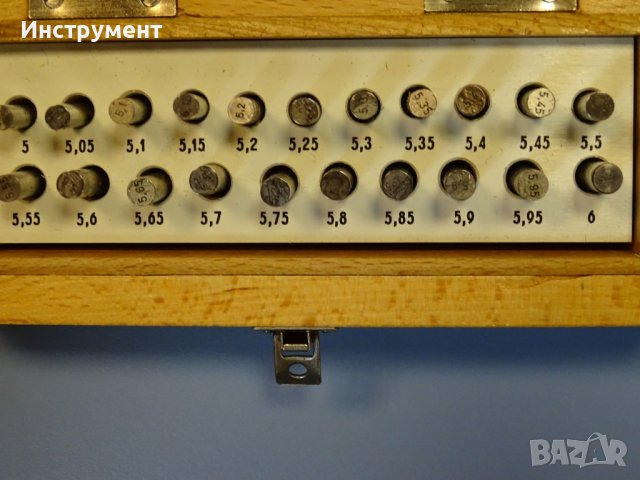 Комплект измервателни цилидрични щифтове Ф5-Ф6 mm dia calipers, снимка 4 - Други инструменти - 41226562