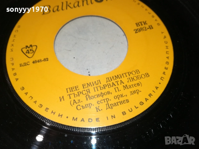 ЕМИЛ ДИМИТРОВ-МАЛКА ПЛОЧА 2410251921, снимка 13 - Грамофонни плочи - 52170924