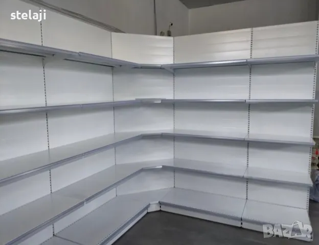 Крайстенни стелажи с ъгъл (ъглов стелаж), метални стелажи, оборудване, снимка 8 - Стелажи и щандове - 49451038