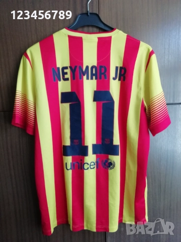 Barcelona Neymar Jr Nike оригинална тениска фланелка Барселона Неймар L/XL