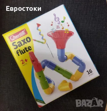 Креативна играчка Quercetti Saxoflute – създайте свой собствен комплект музикални инструменти, снимка 7 - Музикални играчки - 48239977