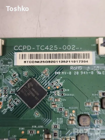 TOSHIBA 43LA2063DG MAIN 17MB171 POWER 17IPS62 TCON BOARD CCPD-TC425-002 PANEL VES430UNDP-N1-N42, снимка 8 - Части и Платки - 48851062