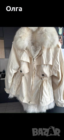 козина от сребърна лисица и писетс, снимка 10 - Чанти - 53653965