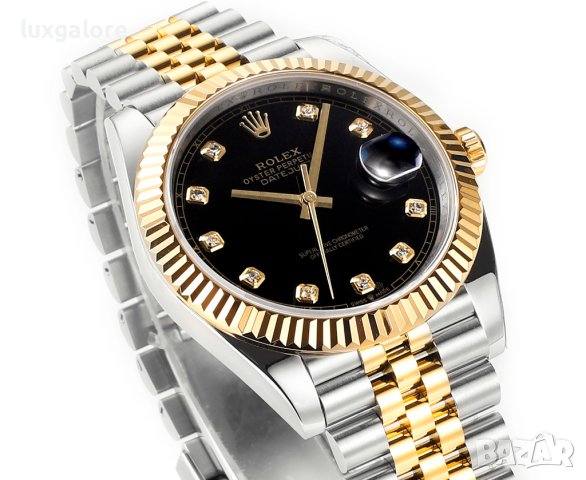 Унисекс часовник Rolex Datejust 36ММ 126233 с автоматичен швейцарски механизъм, снимка 3 - Дамски - 41978370
