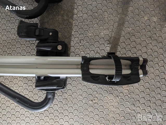 Thule wingbar Evo 127 cm. греди за Тойота рав4 2017 и 2бр Thule ProRide 591 багажник за колело, снимка 8 - Аксесоари и консумативи - 55891584