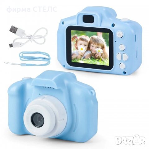 Детски цифров фотоапарат STELS W390 с 16GB карта, Full HD видео, Игри, снимка 11 - Фотоапарати - 40175779