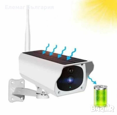 СУПЕР ПРОМОЦИЯ Соларна безжична WIFI Камера FULL HD външен монтаж IP65, снимка 6 - HD камери - 39710827