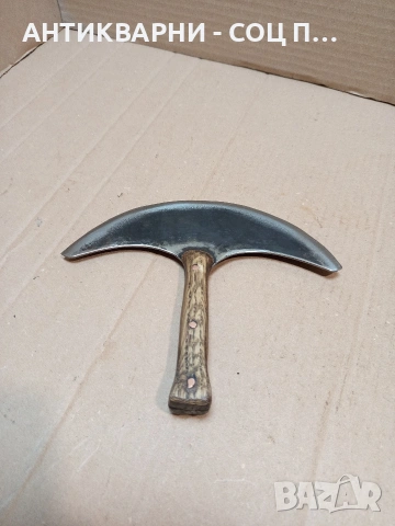 Стар Ръчно Изработен Сарашки Кожарски Нож. НОМЕР 1662., снимка 2 - Антикварни и старинни предмети - 53759699