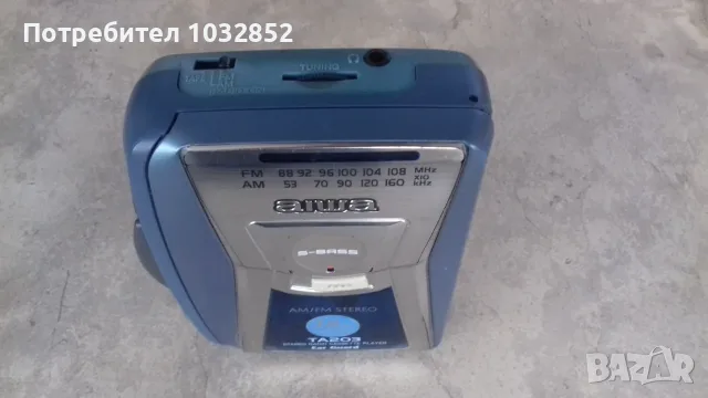 Walkman Aiwa TA203 , снимка 2 - Радиокасетофони, транзистори - 56132457