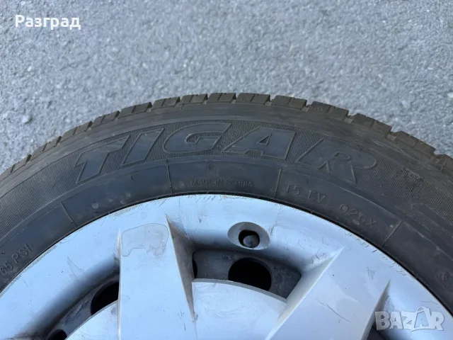 Железни джанти  за Mercedes Vito Viano с нови зимни гуми 205/65 R16C, снимка 5 - Гуми и джанти - 56023258