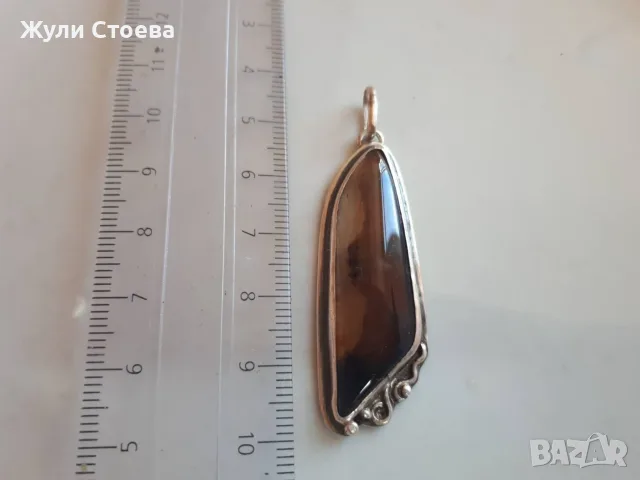 Сребърни бижута, снимка 2 - Колиета, медальони, синджири - 56116364