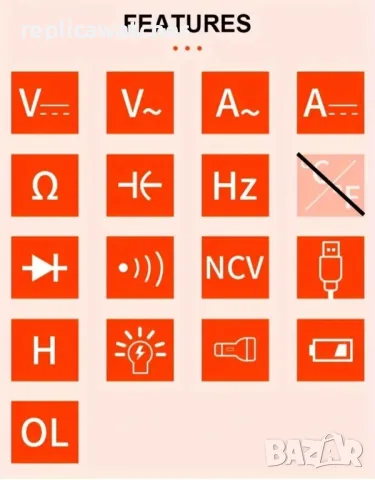 дигитален мултицет със зареждане, снимка 9 - Друга електроника - 49113414