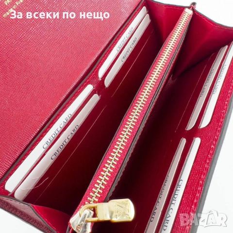 Louis Vuitton Дамски Поертмоне Естествена Кожа Луис Витон - Налични Различни Цветове Код SK695, снимка 4 - Портфейли, портмонета - 53128218