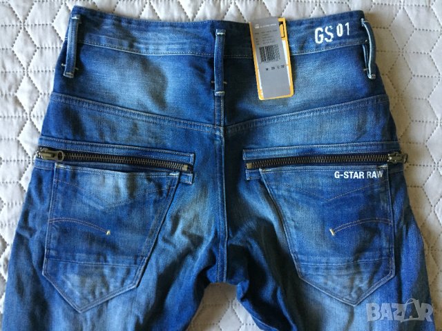 G-star оригинални нови дънки New Riley 3D Loose Tapered W28/L32, снимка 18 - Дънки - 39018303