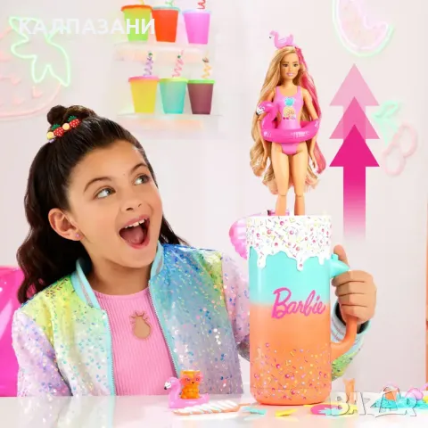 Barbie® Кукла с чаша Pop Reveal™ Rise & Surprise™ HRK57, снимка 5 - Кукли - 48979121